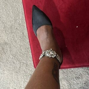 Satin shoes size 11 very elegant